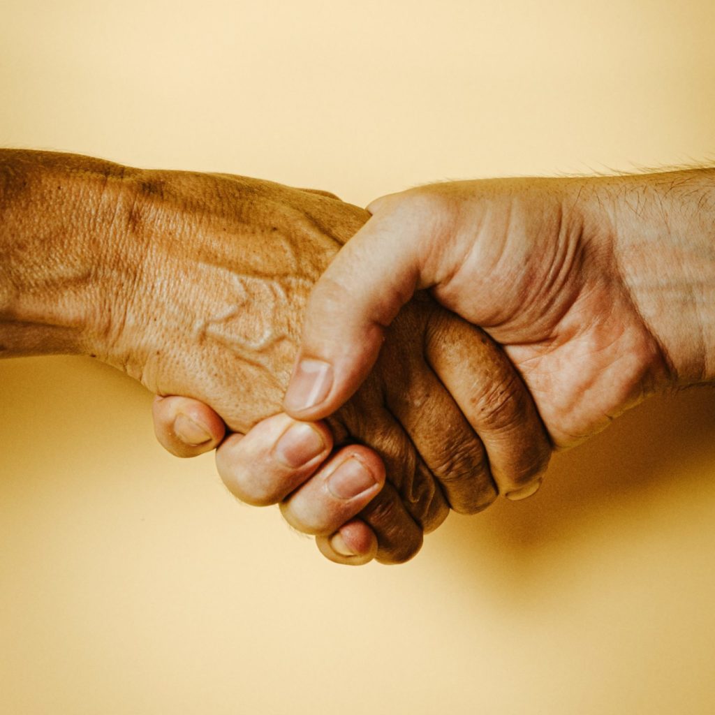 Ken Nunweiler Shaking Hands